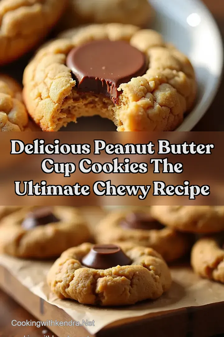Delicious Peanut Butter Cup Cookies The Ultimate Chewy Recipe