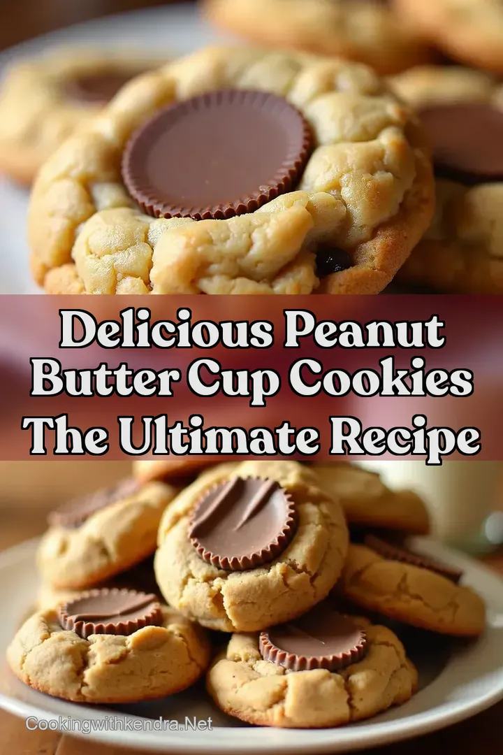 Delicious Peanut Butter Cup Cookies The Ultimate Recipe