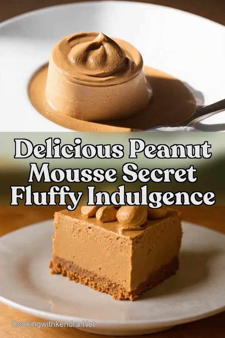 Delicious Peanut Mousse Secret Fluffy Indulgence