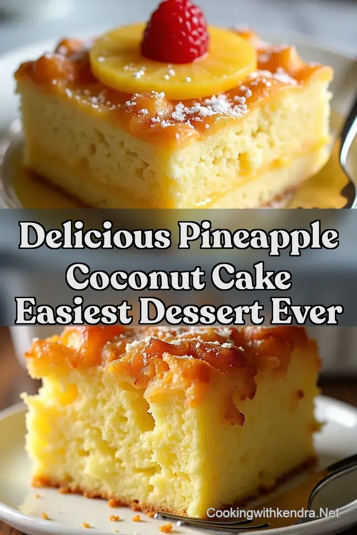 Delicious Pineapple Coconut Cake Easiest Dessert Ever