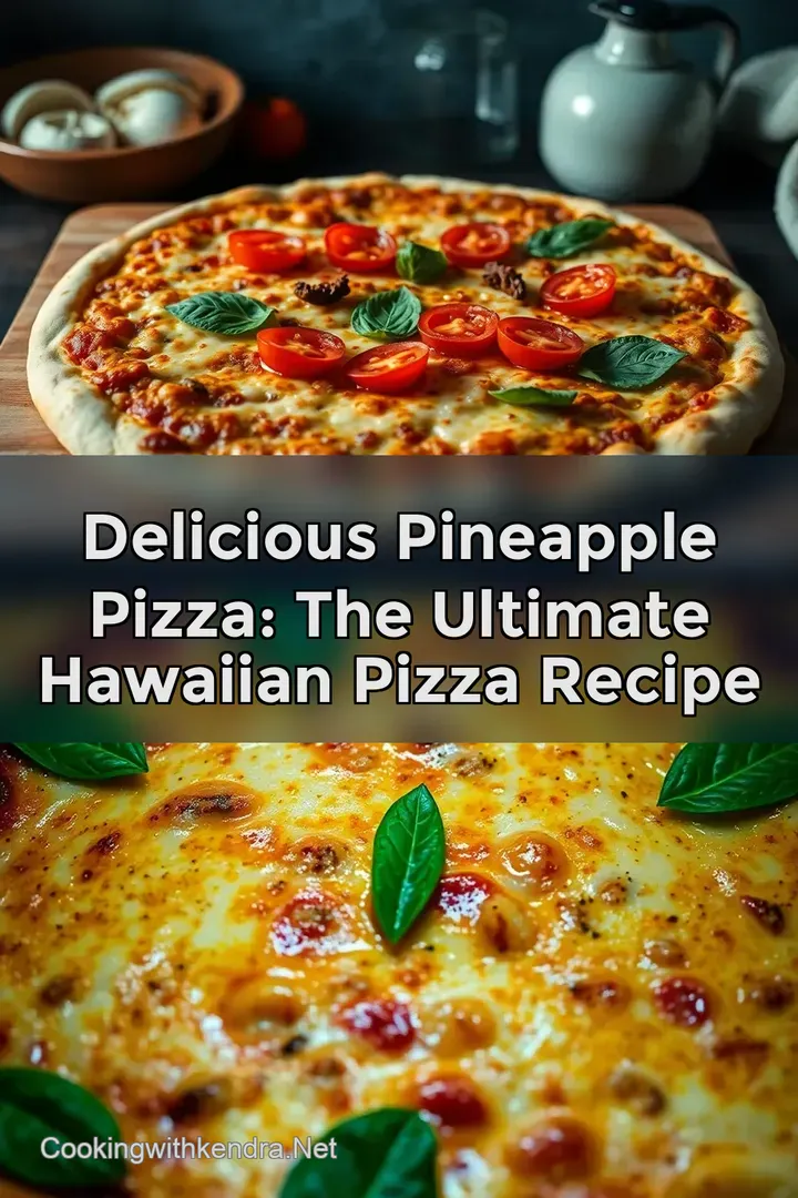 Delicious Pineapple Pizza: The Ultimate Hawaiian Pizza Recipe
