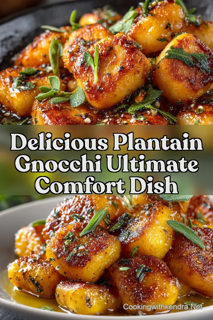 Delicious Plantain Gnocchi Ultimate Comfort Dish