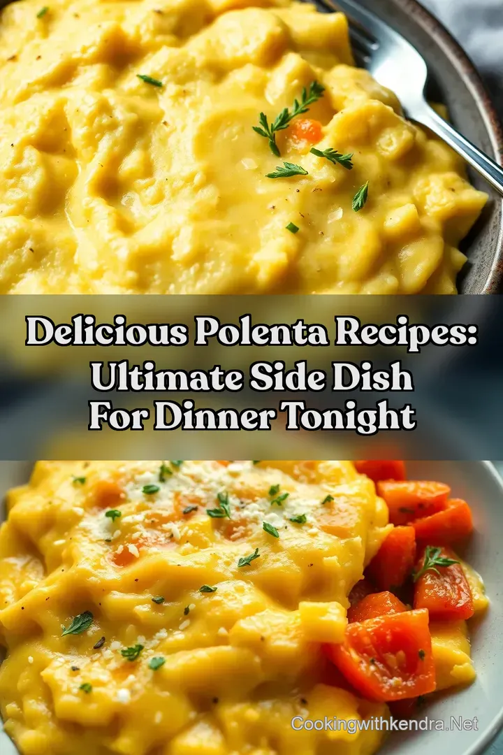 Delicious Polenta Recipes: Ultimate Side Dish for Dinner Tonight : PIN FOR LATER Delicious Polenta Recipes: Ultimate Side Dish for Dinner Tonight