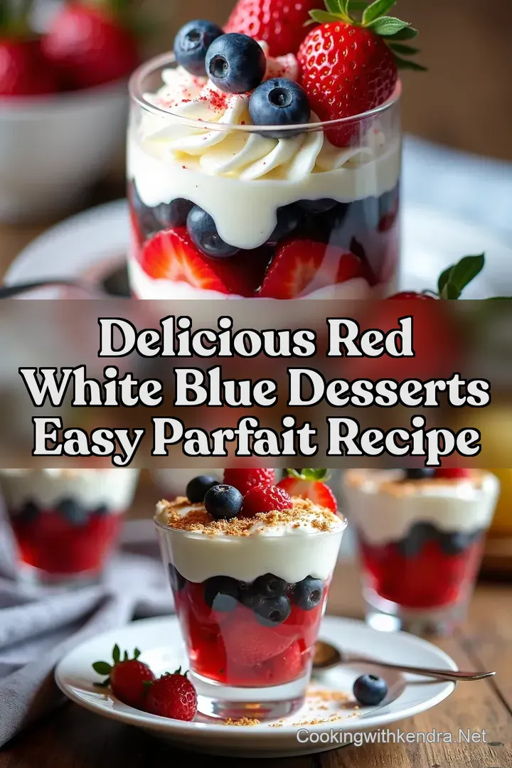 Delicious Red White Blue Desserts Easy Parfait Recipe