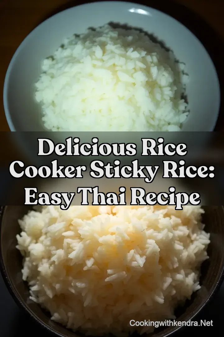 Delicious Rice Cooker Sticky Rice: Easy Thai Recipe