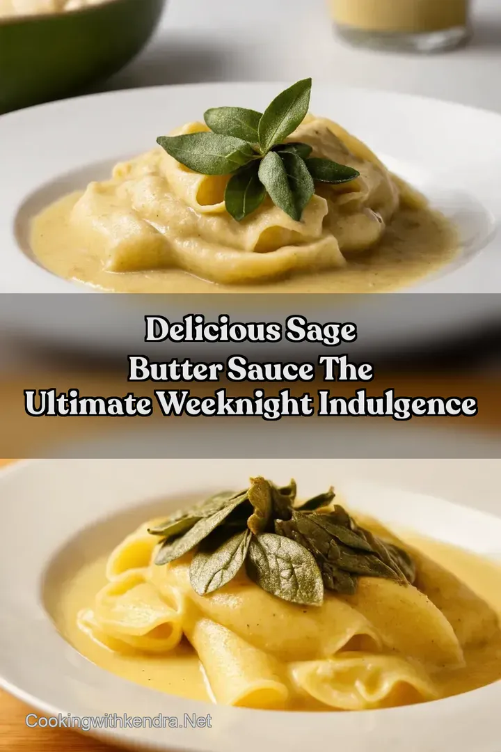 Delicious Sage Butter Sauce The Ultimate Weeknight Indulgence : PIN FOR LATER Delicious Sage Butter Sauce The Ultimate Weeknight Indulgence