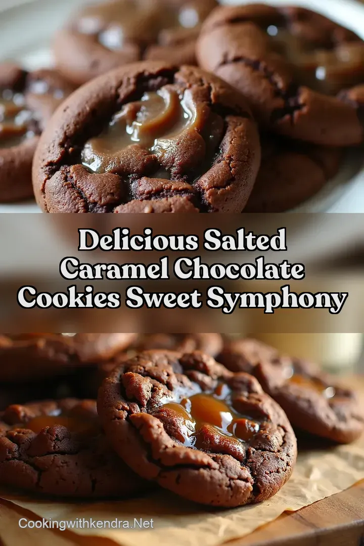Delicious Salted Caramel Chocolate Cookies Sweet Symphony