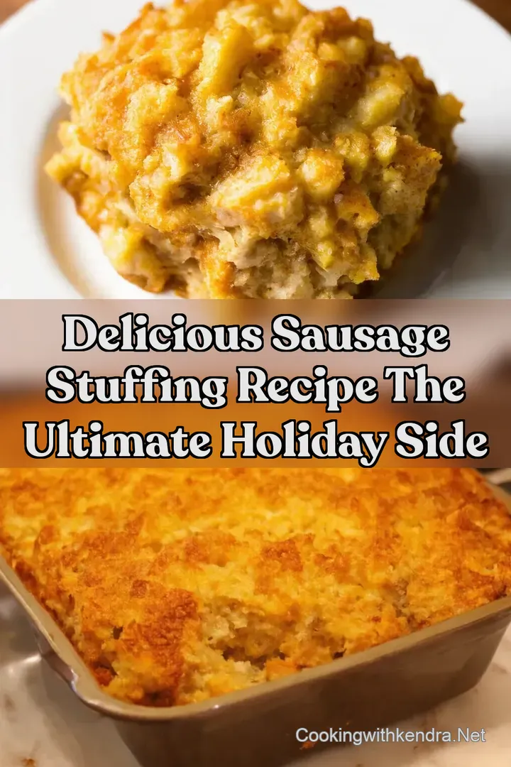 Delicious Sausage Stuffing Recipe The Ultimate Holiday Side : PIN FOR LATER Delicious Sausage Stuffing Recipe The Ultimate Holiday Side