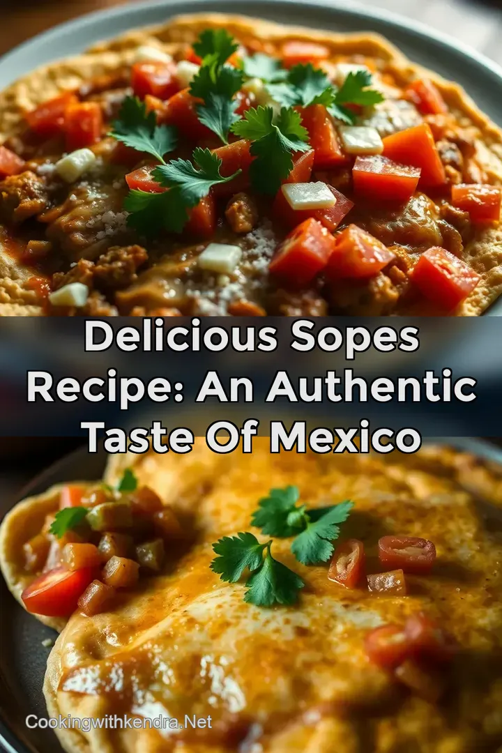 Delicious Sopes Recipe: An Authentic Taste of Mexico
