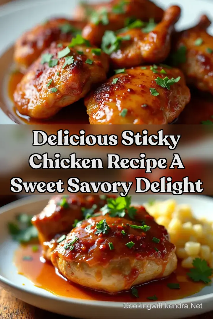 Delicious Sticky Chicken Recipe A Sweet Savory Delight