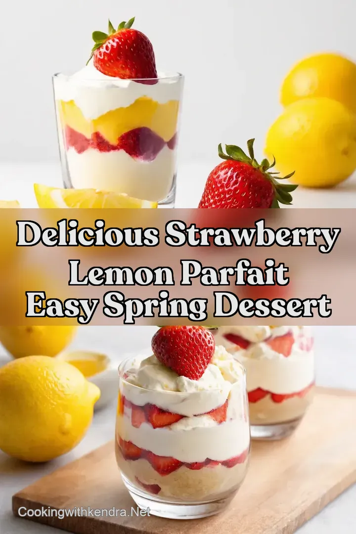 Delicious Strawberry Lemon Parfait Easy Spring Dessert