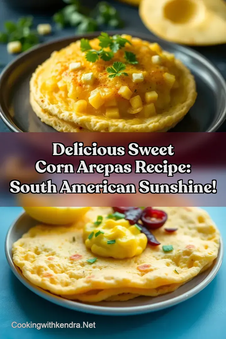 Delicious Sweet Corn Arepas Recipe: South American Sunshine! : PIN FOR LATER Delicious Sweet Corn Arepas Recipe: South American Sunshine!