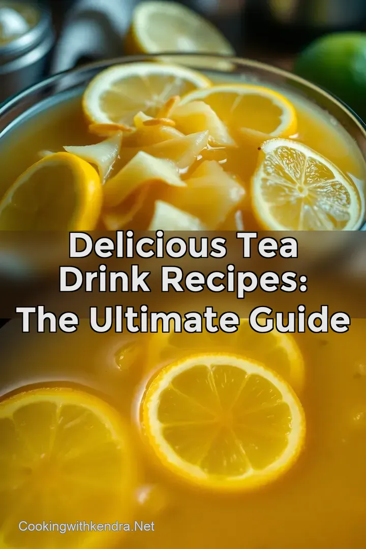 Delicious Tea Drink Recipes: The Ultimate Guide