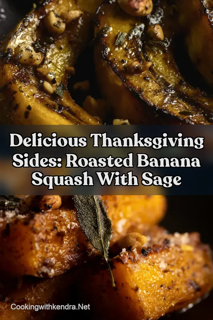 Delicious Thanksgiving Sides: Roasted Banana Squash With Sage : PIN FOR LATER Delicious Thanksgiving Sides: Roasted Banana Squash With Sage
