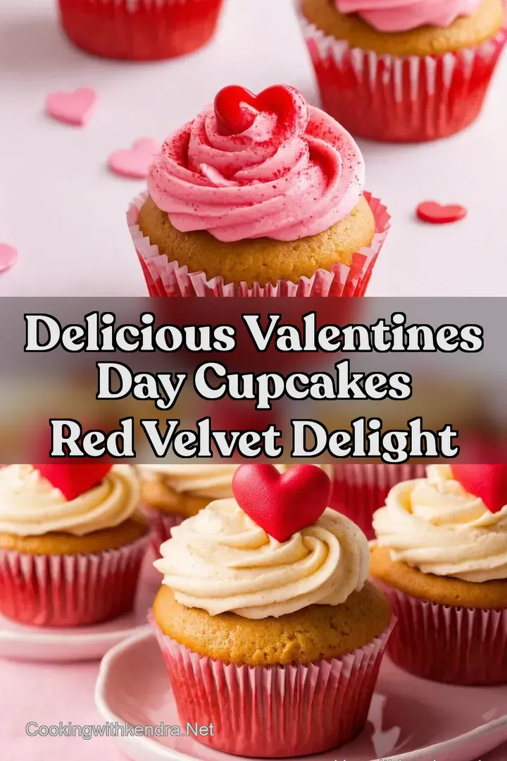 Delicious valentines day cupcakes Red Velvet Delight