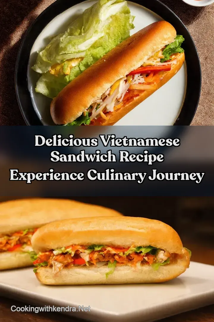Delicious Vietnamese Sandwich Recipe Experience Culinary Journey