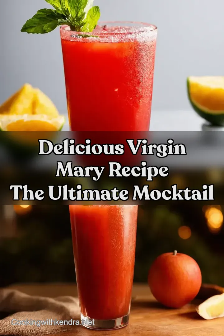 Delicious Virgin Mary Recipe The Ultimate Mocktail : PIN FOR LATER Delicious Virgin Mary Recipe The Ultimate Mocktail