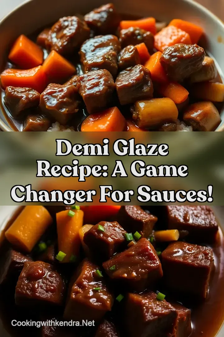 Demi Glaze Recipe: A Game Changer for Sauces!