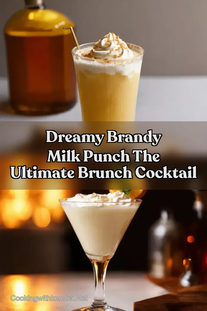 Dreamy Brandy Milk Punch The Ultimate Brunch Cocktail