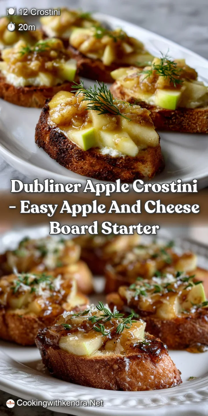 Dubliner Apple Crostini - Easy Apple And Cheese Board Starter