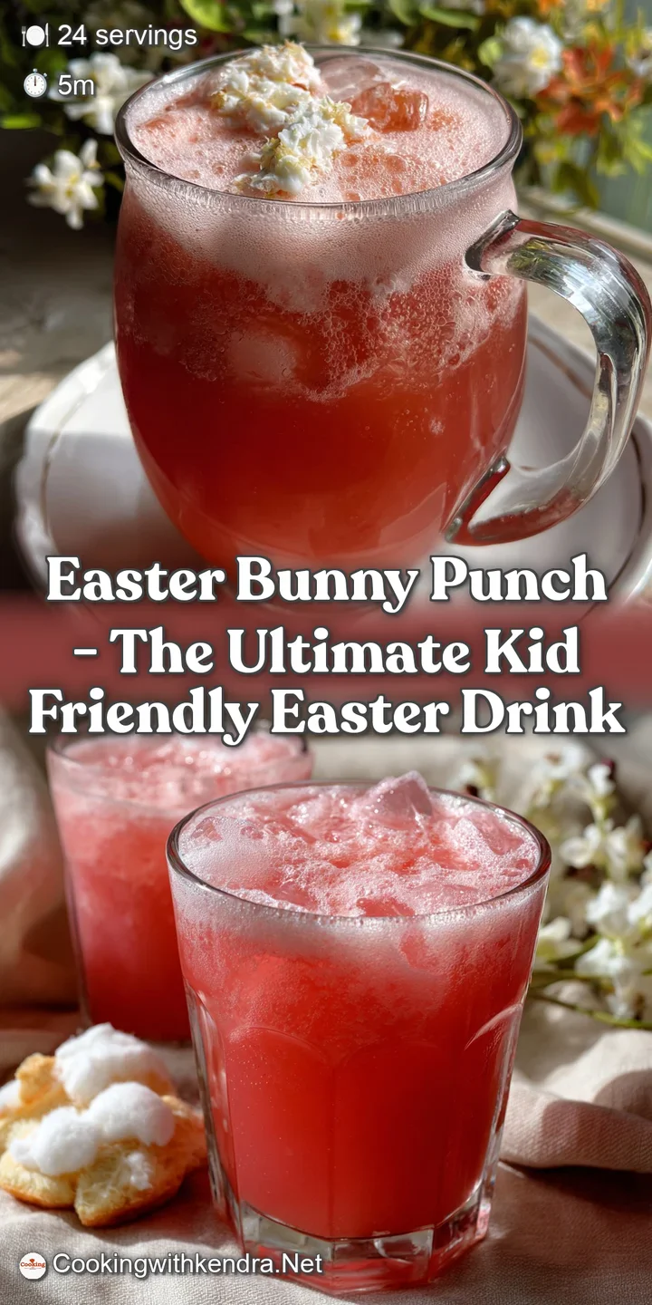 Easter Bunny Punch - The Ultimate Kid Friendly Easter Drink