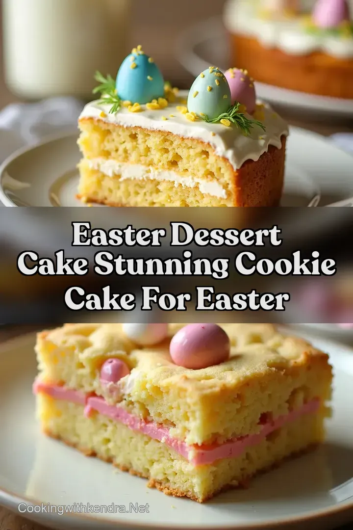Easter Dessert Cake Stunning Cookie Cake For Easter