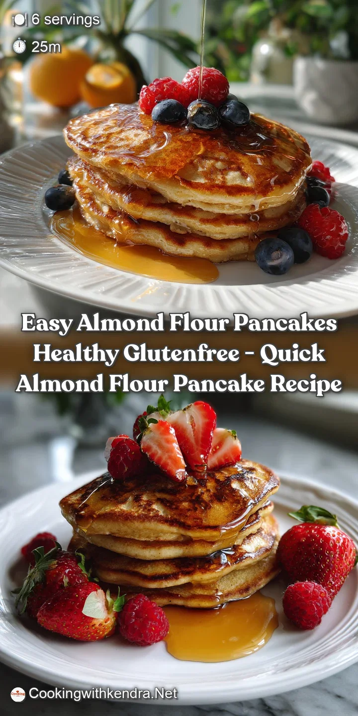 Easy Almond Flour Pancakes Healthy GlutenFree - Quick Almond Flour Pancake Recipe