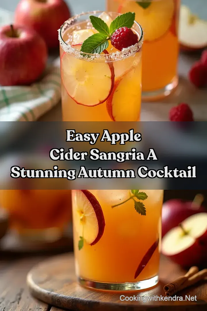 Easy Apple Cider Sangria A Stunning Autumn Cocktail