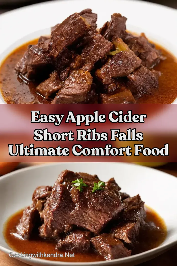 Easy Apple Cider Short Ribs Falls Ultimate Comfort Food
