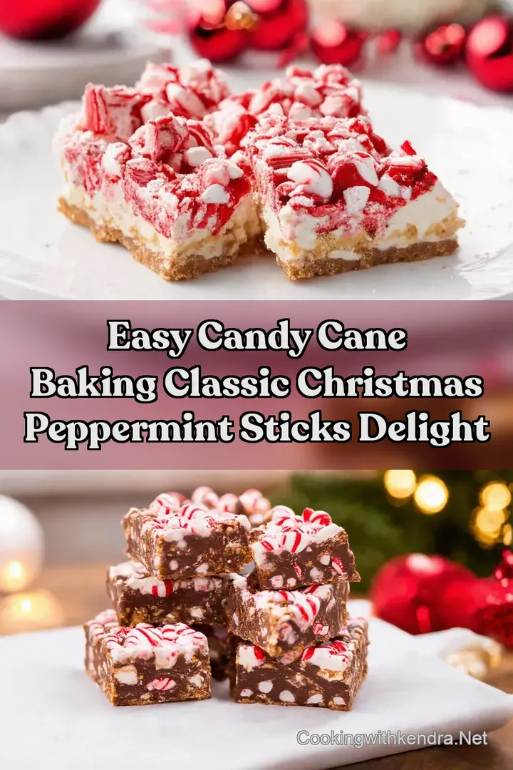 Easy Candy Cane Baking Classic Christmas Peppermint Sticks Delight