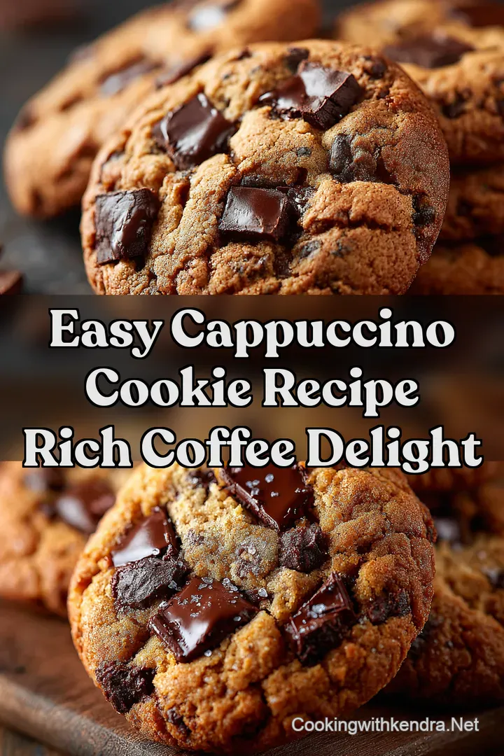 Easy Cappuccino Cookie Recipe Rich Coffee Delight