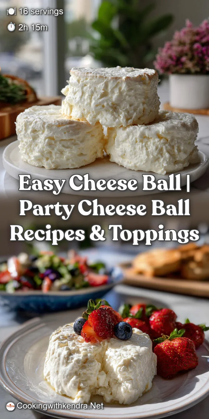 Close-up of a cheese ball with a rich, creamy interior, studded with herbs and nuts, a tempting, flavorful treat.