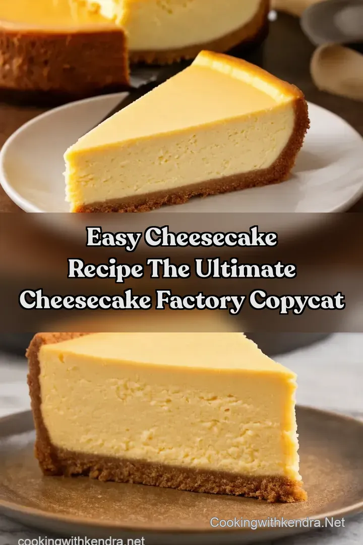 Easy Cheesecake Recipe The Ultimate Cheesecake Factory Copycat