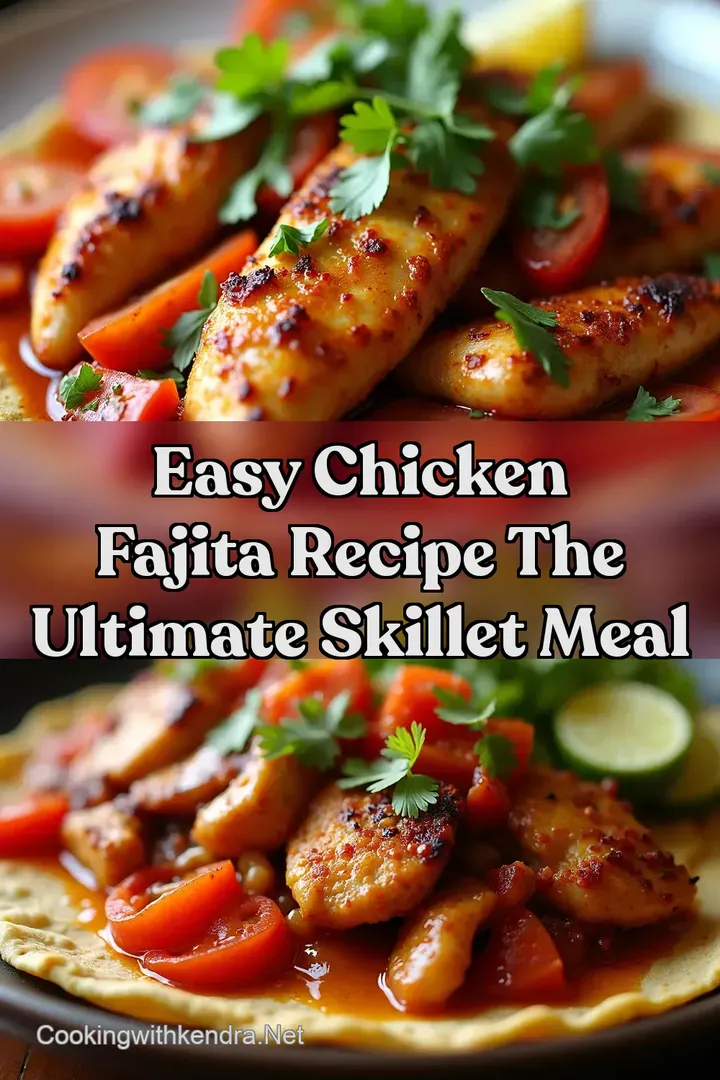 Easy Chicken Fajita Recipe The Ultimate Skillet Meal
