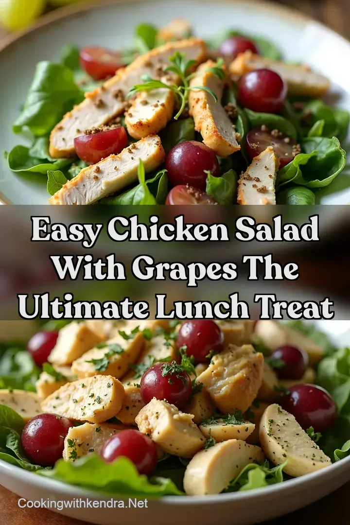 Easy Chicken Salad With Grapes The Ultimate Lunch Treat