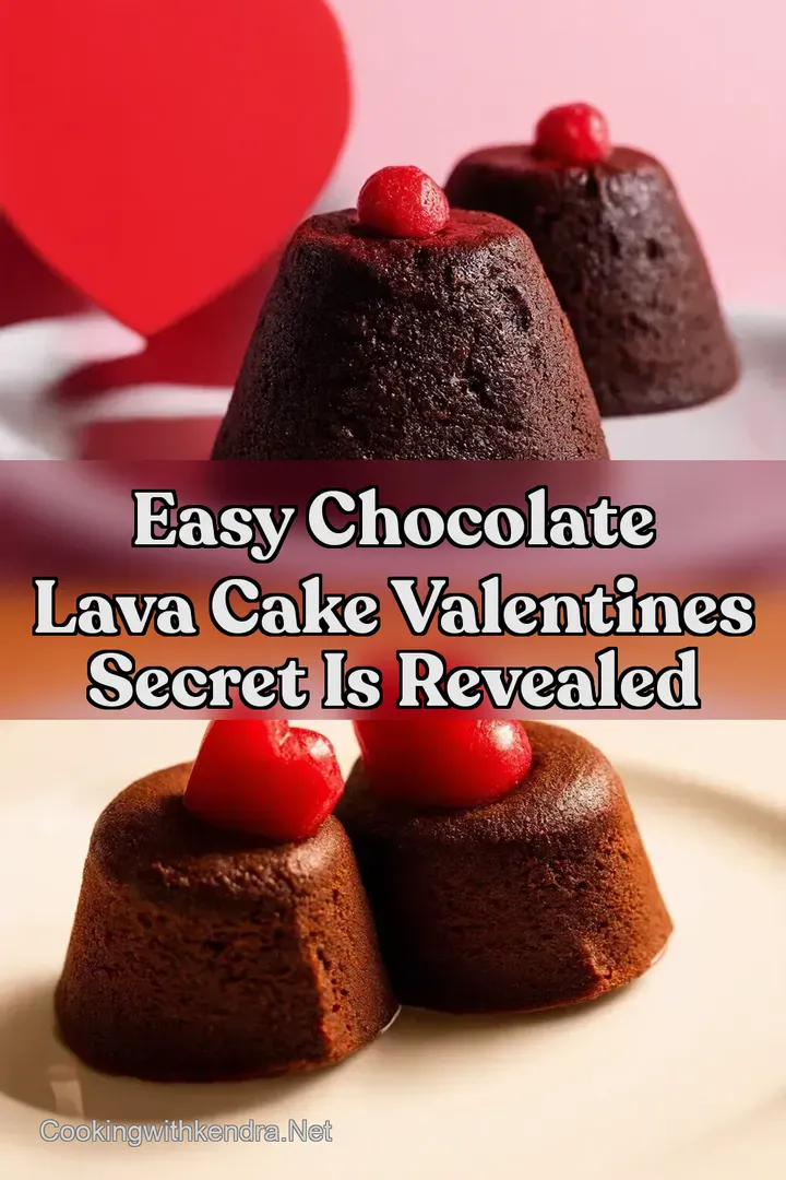 Easy Chocolate Lava Cake Valentines Secret is Revealed