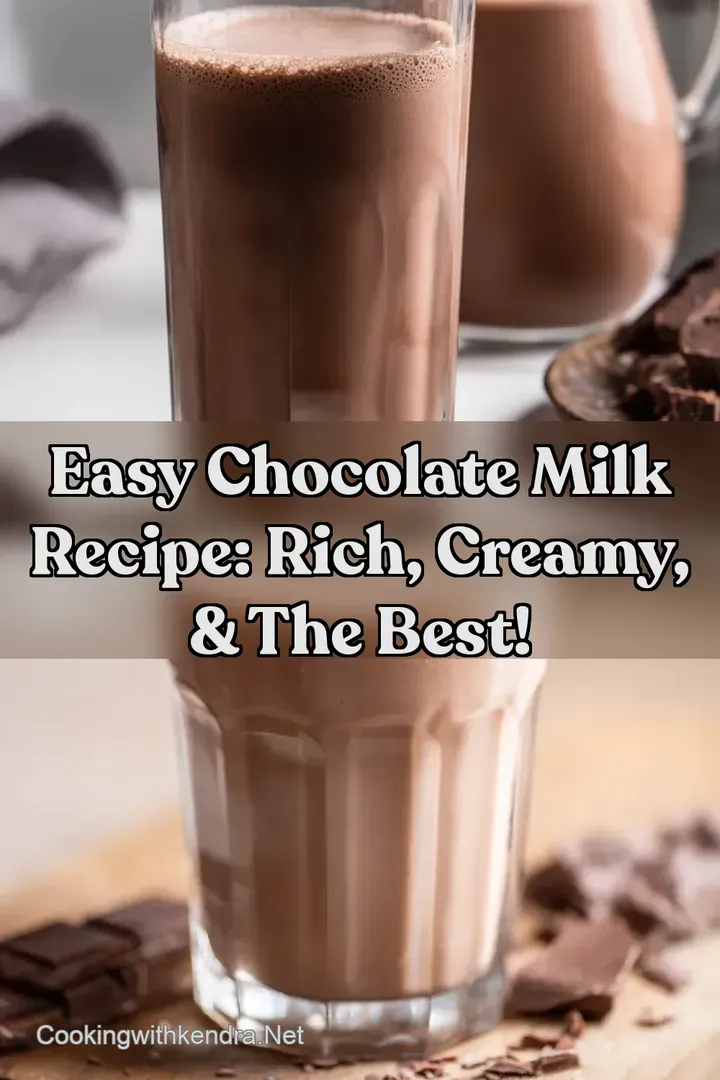 Easy Chocolate Milk Recipe: Rich Creamy &amp The Best!