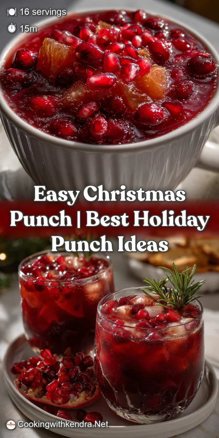 Close-up of a bubbling, ruby-red punch with floating cranberry and star anise, exuding warmth and the promise of a delicio...