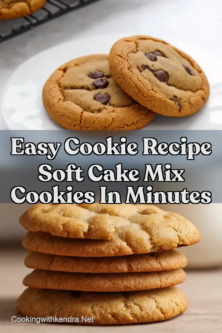 Easy Cookie Recipe Soft Cake Mix Cookies in Minutes