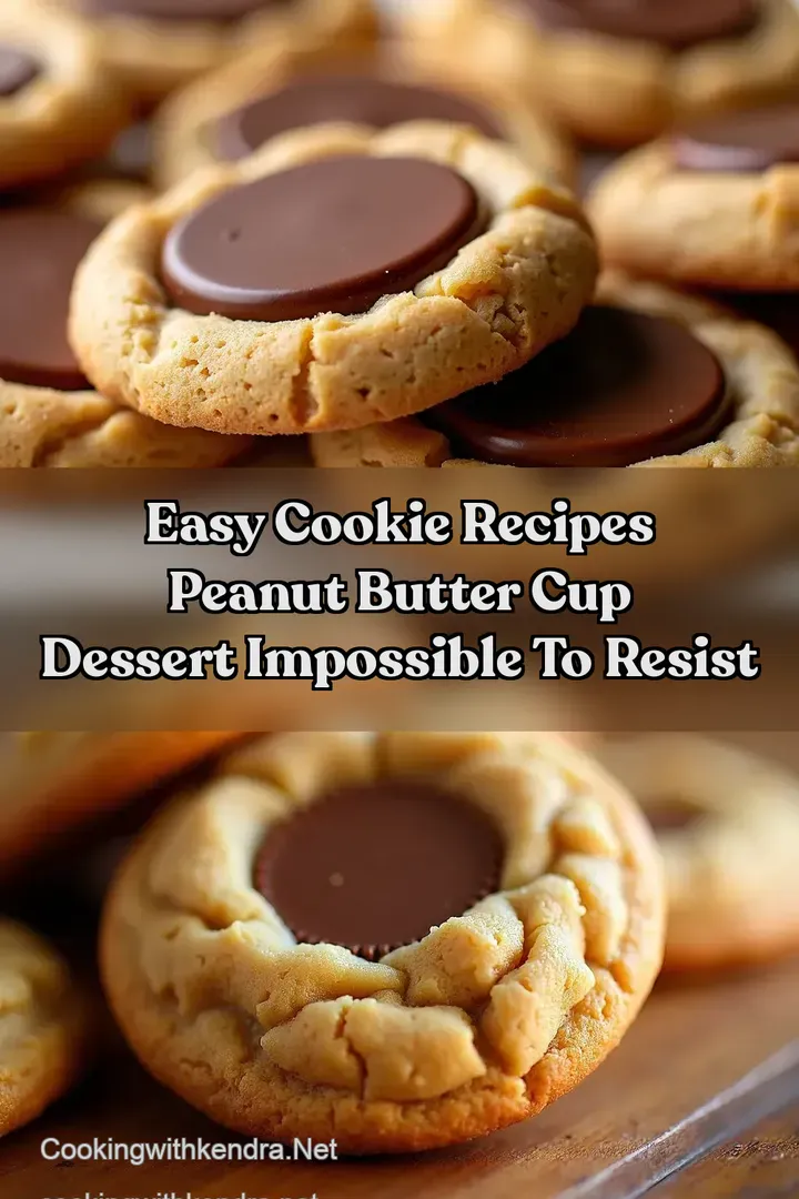 Easy Cookie Recipes Peanut Butter Cup Dessert Impossible to Resist