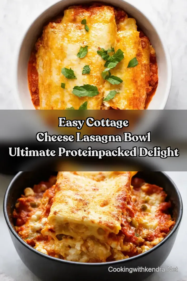 Easy Cottage Cheese Lasagna Bowl Ultimate ProteinPacked Delight
