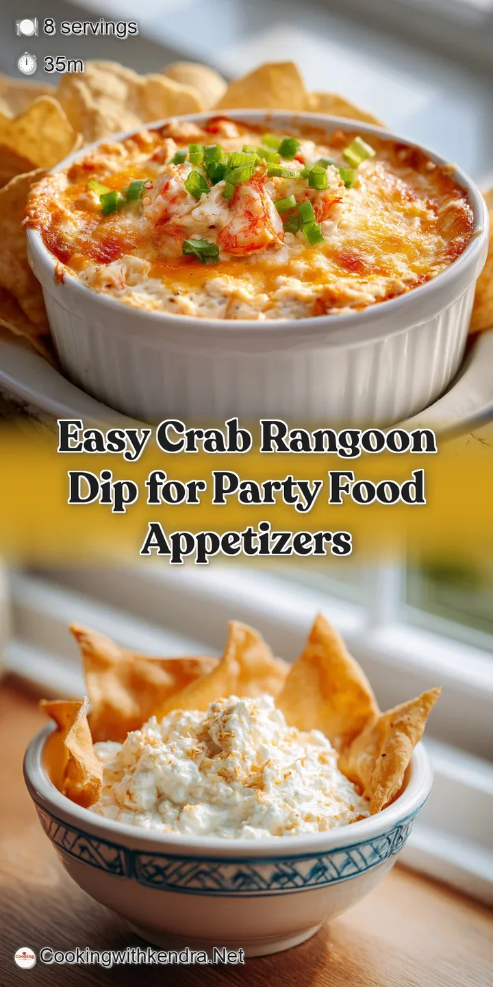 Close-up of warm, creamy crab rangoon dip with flecks of green onion, revealing a tempting texture and inviting aroma.