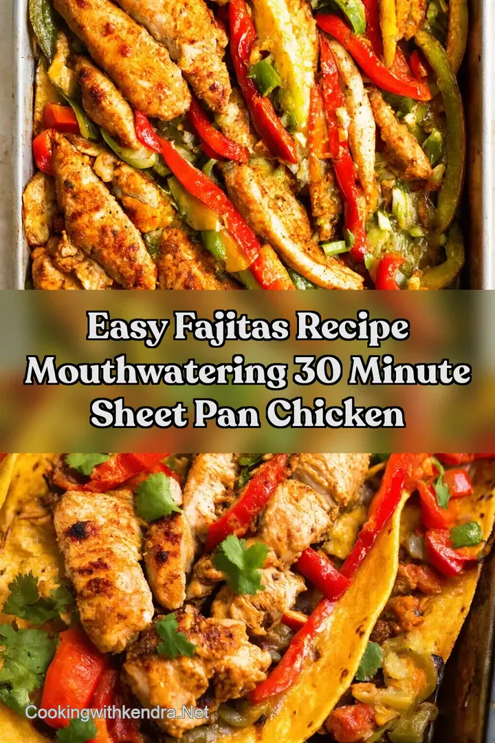 Easy Fajitas Recipe Mouthwatering 30 Minute Sheet Pan Chicken