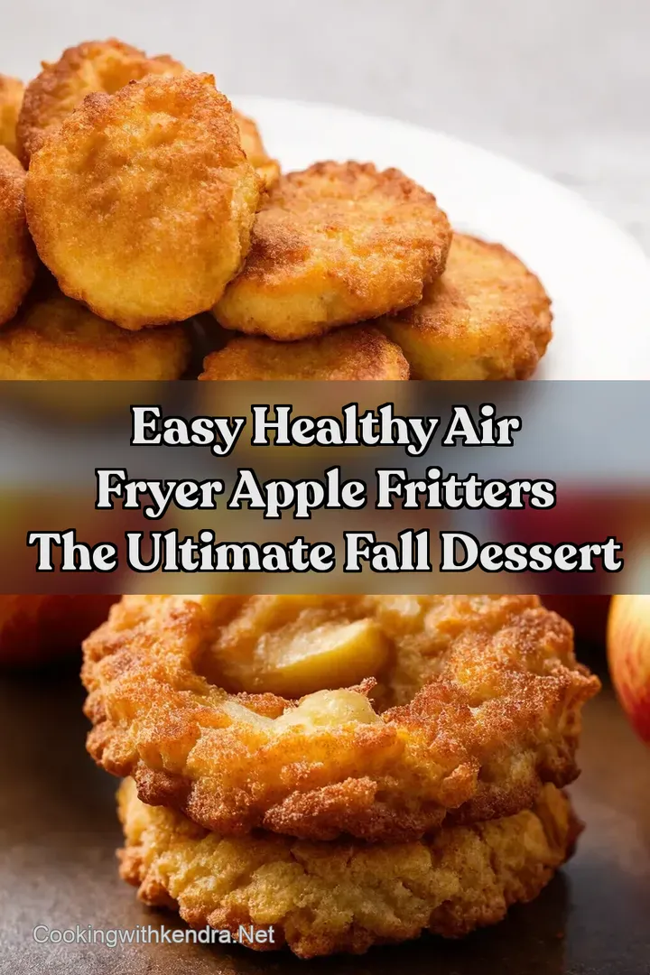 Easy Healthy Air Fryer Apple Fritters The Ultimate Fall Dessert