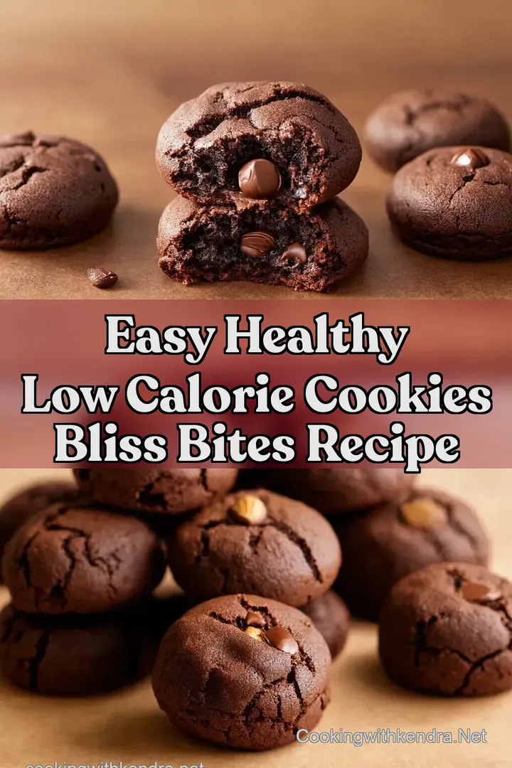 Easy Healthy Low Calorie Cookies Bliss Bites Recipe : PIN FOR LATER Easy Healthy Low Calorie Cookies Bliss Bites Recipe