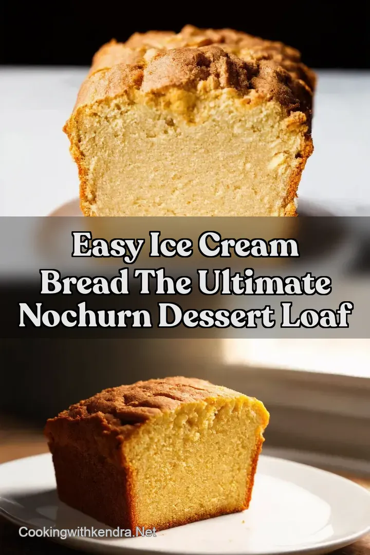 Easy Ice Cream Bread The Ultimate NoChurn Dessert Loaf : PIN FOR LATER Easy Ice Cream Bread The Ultimate NoChurn Dessert Loaf