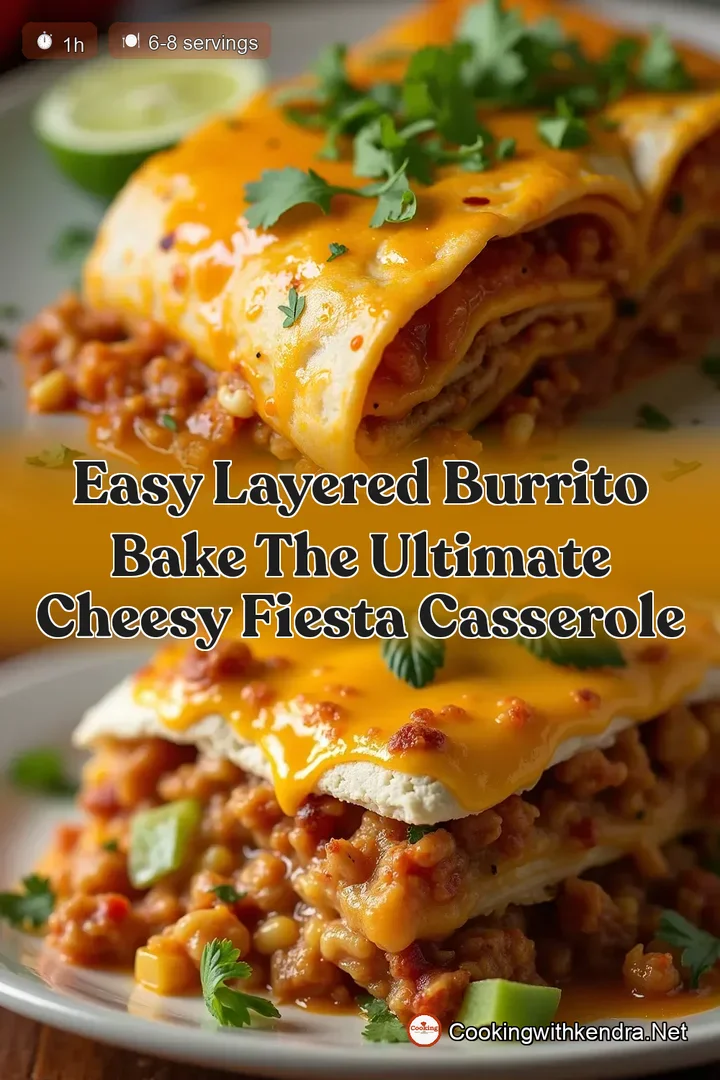 Easy Layered Burrito Bake The Ultimate Cheesy Fiesta Casserole