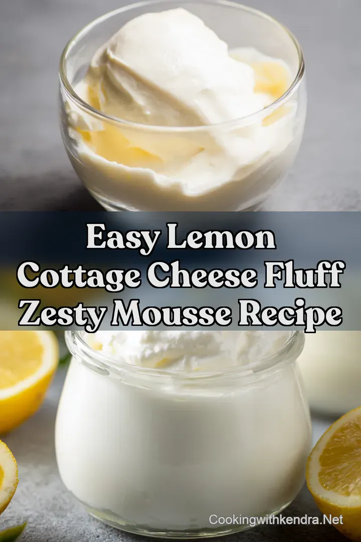 Easy Lemon Cottage Cheese Fluff Zesty Mousse Recipe