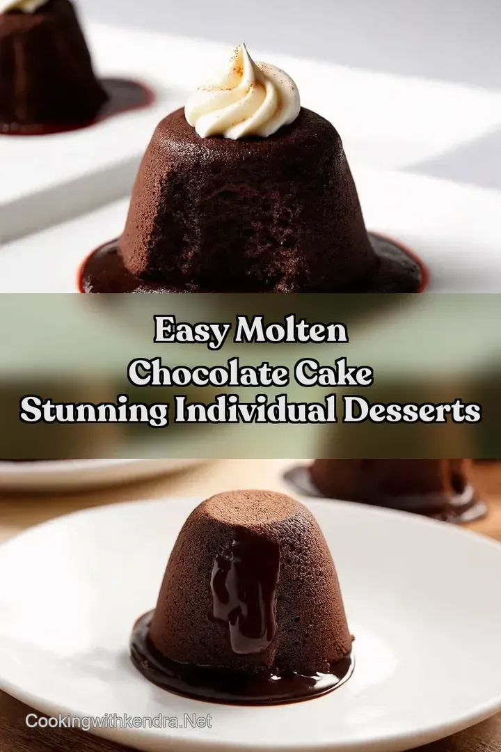 Easy Molten Chocolate Cake Stunning Individual Desserts