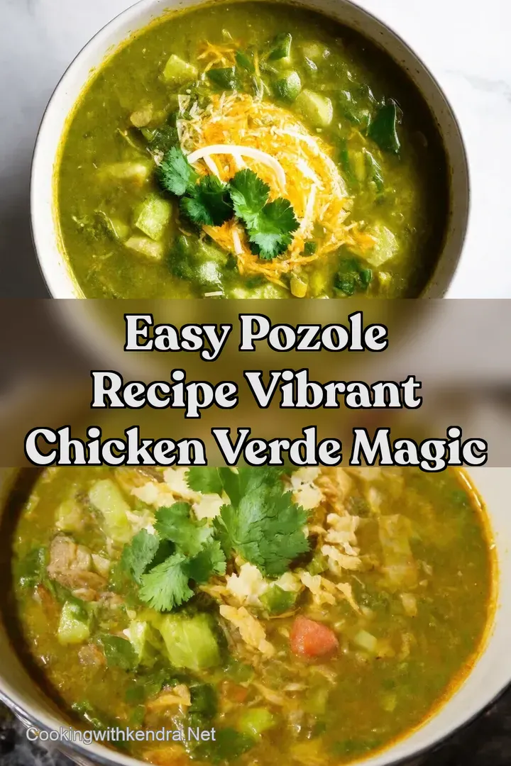 Easy Pozole Recipe Vibrant Chicken Verde Magic